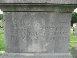 Josephine W. <I>Woodward</I> Armstrong 