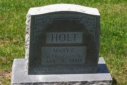 Mary E <I>Browning</I> Holt 