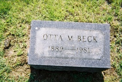 Otta Mae <I>Ruhl</I> Beck 