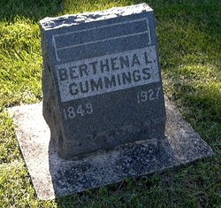 Mary Berthena <I>Letcher</I> Cummings 