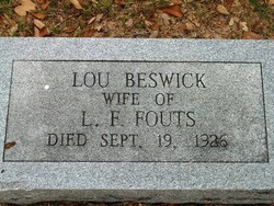 Mary Lou <I>Beswick</I> Fouts 