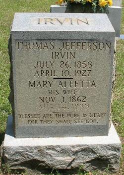 Thomas Jefferson Irvin 