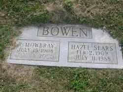 Hazel Virginia <I>Sears</I> Bowen 