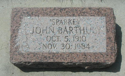 John “Sparkey” Barthuly 
