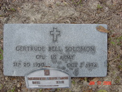 Gertrude Ethel <I>Bell</I> Solomon 