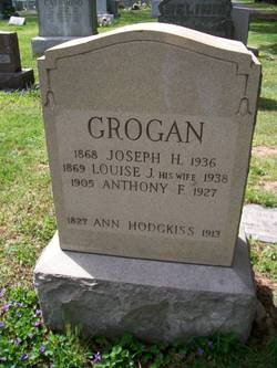 Louise J. <I>Hodgkiss</I> Grogan 
