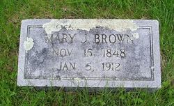 Mary Jane <I>Vance</I> Brown 