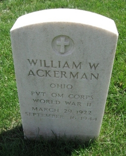 PVT William Walton Ackerman 