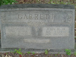 Elizabeth F Garrett 