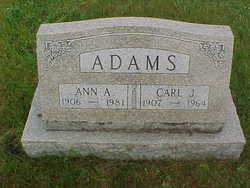 Ann Audrey <I>Mell</I> Adams 