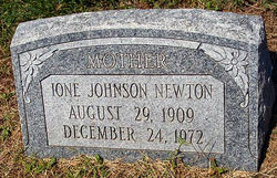 Ione Lucille <I>Johnson</I> Newton 