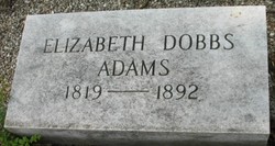 Elizabeth <I>Dobbs</I> Adams 