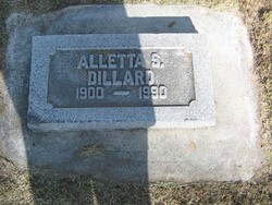 Alletta Genet <I>Smith Clay</I> Dillard 