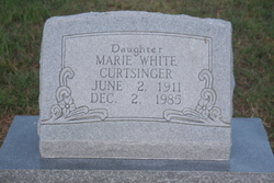 Marie <I>White</I> Curtsinger 