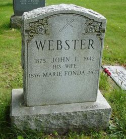 Marie <I>Fonda</I> Webster 