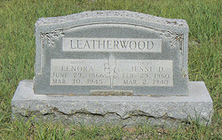 Mary Lenora “Nora” <I>Dotson</I> Leatherwood 