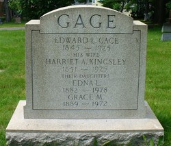Harriet A <I>Kingsley</I> Gage 