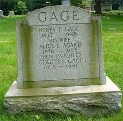 Alice L <I>Agard</I> Gage 