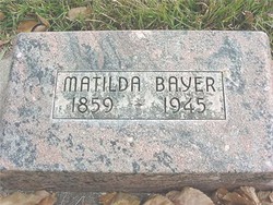 Matilda “Tillie” <I>Dower</I> Bayer 
