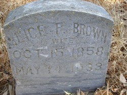 Alice Frances <I>Grammer</I> Brown 