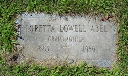 Loretta <I>Lowell</I> Abel 
