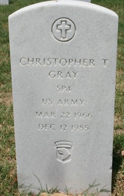 SP4 Christopher Thomas Gray 