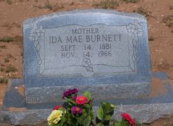 Ida Mae <I>Hunsicker</I> Burnett 