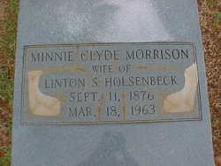 Minnie Clyde <I>Morrison</I> Holsenbeck 
