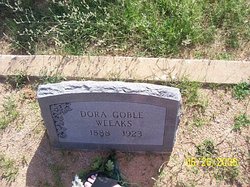 Dora Ann <I>Goble</I> Weeaks 