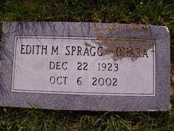 Edith M <I>Spragg</I> O'Hara 