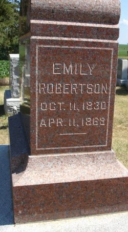 Emily <I>Johnson</I> Robertson 