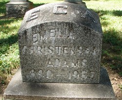 Emelia <I>Christensen</I> Adams 