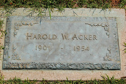 Harold Woodson Acker 