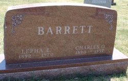 Lepha E <I>Cadwell</I> Barrett 