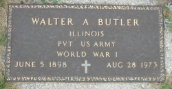 Walter A Butler 