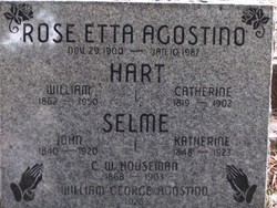 Rose Etta <I>Houseman</I> Agostino 