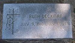 Ruth Fay <I>Eastwood</I> Deckman 