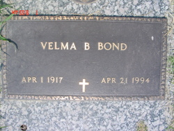 Velma Beatrice <I>Abbey</I> Bond 