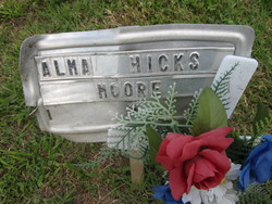Alma <I>Hicks</I> Moore 
