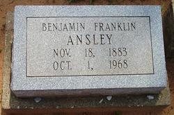 Benjamin Franklin “Frank” Ansley 