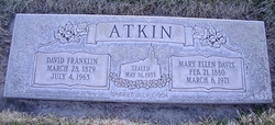 Mary Ellen <I>Davis</I> Atkin 