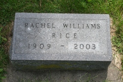 Rachel <I>Williams</I> Rice 