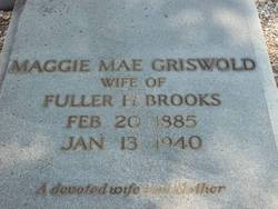 Maggie Mae <I>Griswold</I> Brooks 