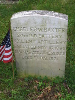 Pvt Charles W. Baxter 