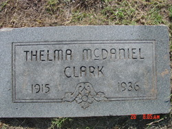 Thelma <I>McDaniel</I> Clark 