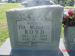 Eva <I>McDaniel</I> Boyd 