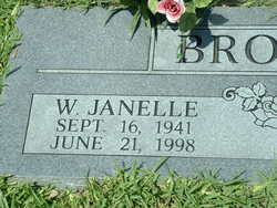 Willie Janelle <I>Finley</I> Brookshire 