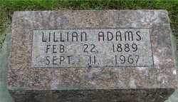 Lillian <I>Thorpe</I> Adams 