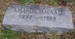 Amanda <I>Hancock</I> Mackall 