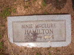 Binie <I>McClure</I> Hamilton 